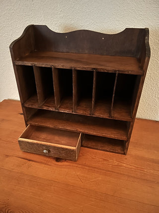 Vintage Wood Desk Organizer,  MTS|88518