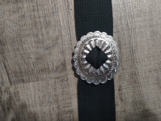 Western Black Concho Belt|60987