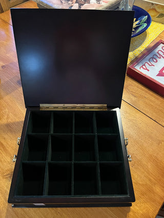 License Plate Upcycled Tea Chest/Storage Box. RSV|75838