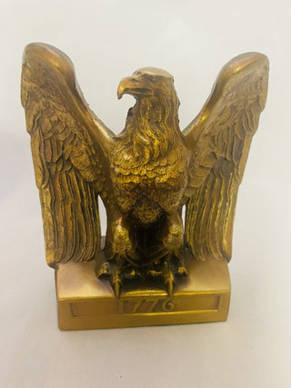 American federal Eagle Brass 1776 Bookends pair
