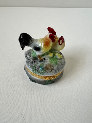 Rooster trinket box RSV