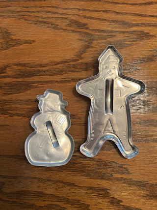 Gingerbread Man & Snowman Cookie Cutters   MTS|131778