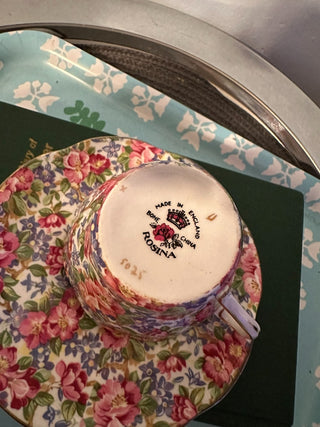 Vintage Teacup Rosina Garden MTS|115389