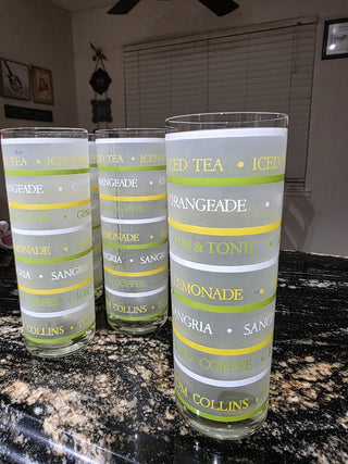 VTG Culver Tumbler Glasses Gin/ToniC|53278