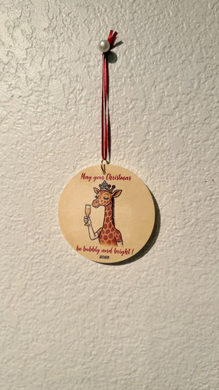 Giraffe Christmas Tree Ornament NY RCD|130564