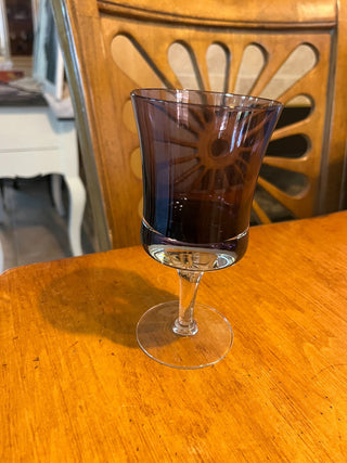 Elegant Deep Purple White Wine Goblet RSV