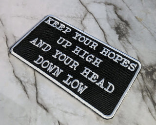 Hopes Up High Iron on Patch MTS|59794