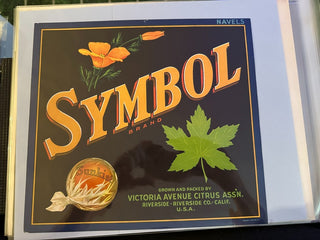 Symbol Authentic Citrus Farm Crate Label EC105 MTS|100417