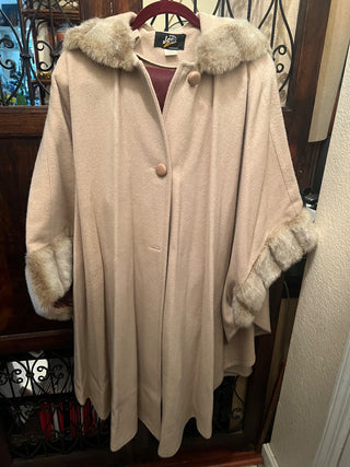 MJ94-VTG Womens Wool Cape|133451