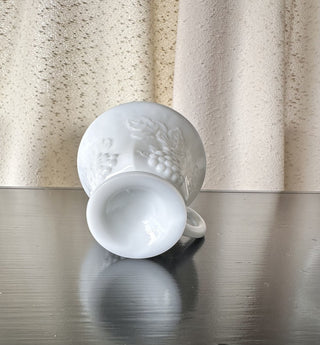 Milk Glass Harvest Teacup|69467