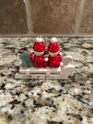 Wooden Sled Ornament   MTS|124899