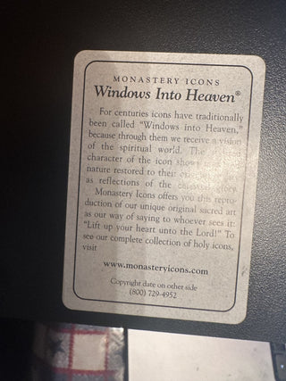 St. Francis of Assisi patron saint of Animals 8X10" Icon frame print #62 VV MTS|123300