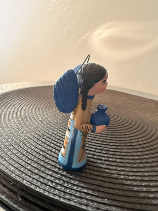 Angel Clay with Vase MTS