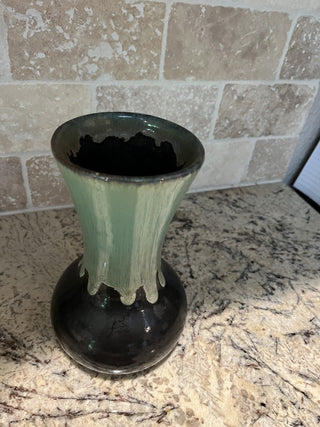 Green / Brown Pottery Vase|74708