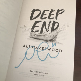 Autographed Deep End Book Ali Hazelwood