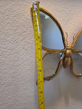 Gold Butterfly Wall Mirror