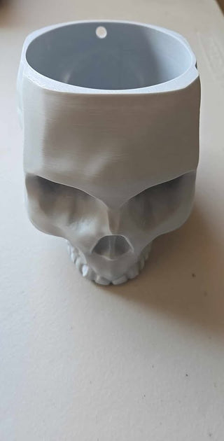 Hanging Skull Planter (Color: Gray)|65474