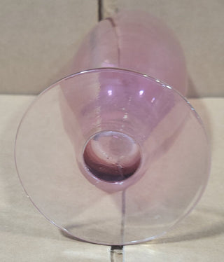 Cranberry Etched Vase RCD
