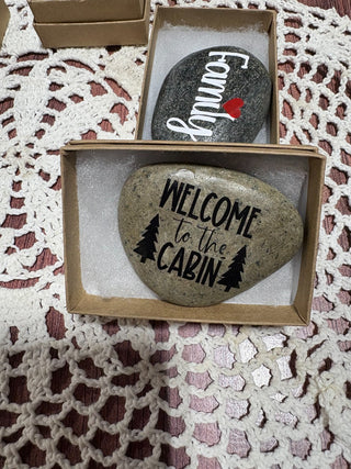 At the Cabin Rock|87419