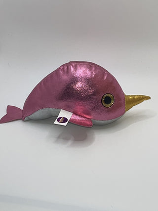 Surprizamals 5" Pink Metallic Baby Nadia Narwal Plush RSV 95|159932