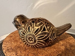 Bird Potpourri Bronze Ceramic MTS