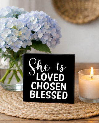 WD QUOTE - SHE IS LOVED...