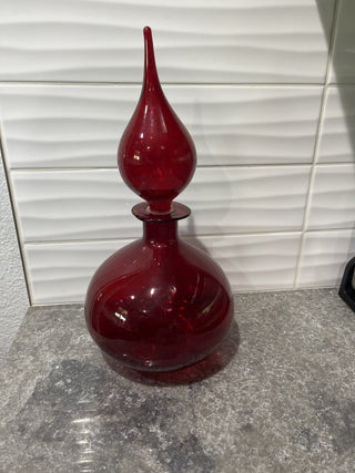 MCM Style Ruby Red Decanter RSV|66476