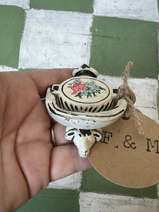 Antique Painted Sheep Door Knocker|83651