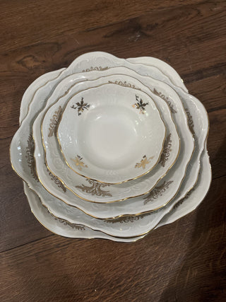 Vintage Thun Bernadotte 5 Pc Graduating Size Bowls RCD