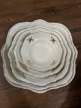 Vintage Thun Bernadotte 5 Pc Graduating Size Bowls RCD