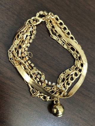 Variety Gold Chains Bracelet RSV B22|98341