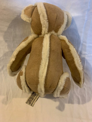 Faux suede Gingerbread Bear 10” MTS|132262