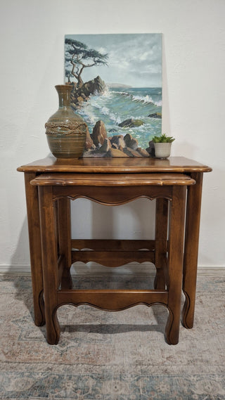 Ethan Allen French Country Nesting Tables|158370