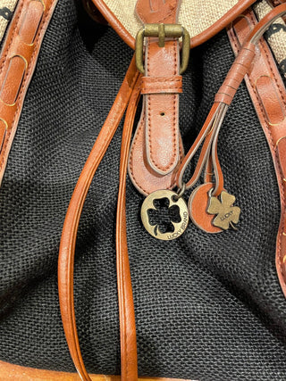 Lucky Brand Canvas/Leather Backpack MTS|79829