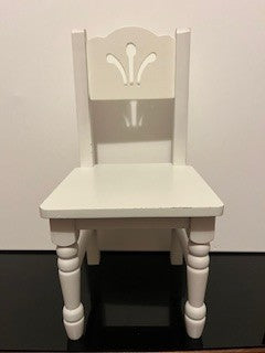 #2829 Doll Chair White RSV|155838