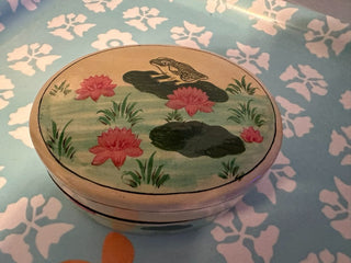 Jewel Trinket Box Frog Lacquer MTS