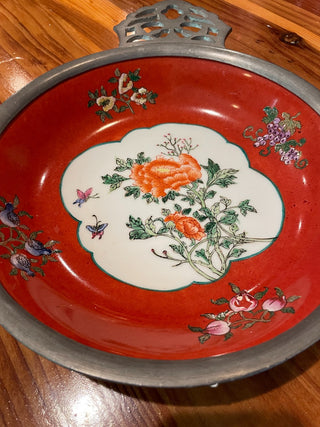 VNTG Japanese Canton Ware Ashtray~MTS|85203