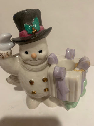 Lenox Snowman candle holder MTS|133965