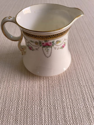 Floral creamer made in England