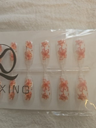 Floral  Press On Nail