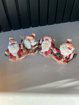 Vintage Santa napkin rings RSV|136918