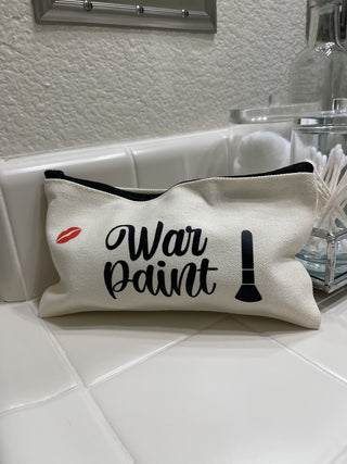 Zippered Canvas Makeup Bag|74935