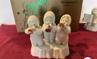 Snowbabies "Three Tiny Trumpeters"  Dept 56 Set 1998 #62 VV MTS|95117