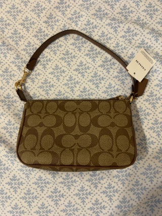 NWT Coach Nolita 19 in Signature Canvas C3308 IM/KHAKI/SADDLE