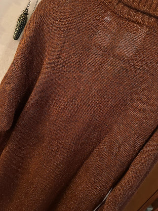 Liz Claiborne Cardigan Metallic Copper  MTS