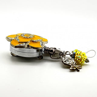 Yellow Rose Retractable Badge Holder|74778