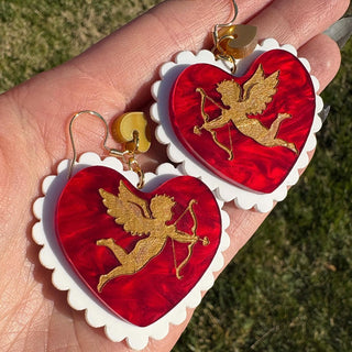 Cupid Heart Earrings|48827