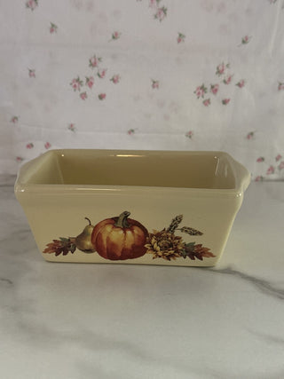 Harvest Celebrate it Ceramic Mini Loaf Pan - RSV|107773