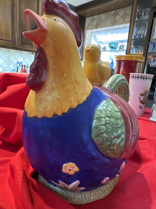 Rise & Shine Colorful Chicken/Chick Teapot-KL RCD