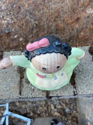 vintage Treasure Craft "Spice" Rag Doll Teapot 80’s
